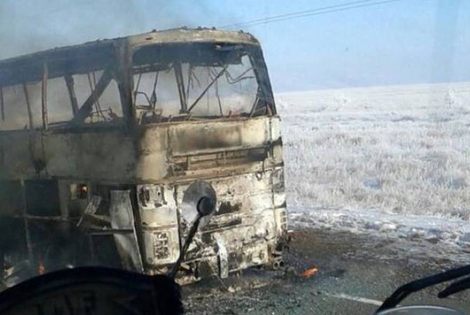 Ղազախստանում այրվել է ավտոբուս. զոհվել է 52 մարդ