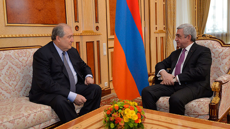 Серж Саргсян встретился с кандидатом в президенты Армении