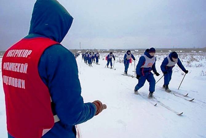 Հայաստանի լեռներում անցկացվում է դահուկային մրցավազք ՀՀ-ի և ՌԴ-ի ուժային կառույցների միջև