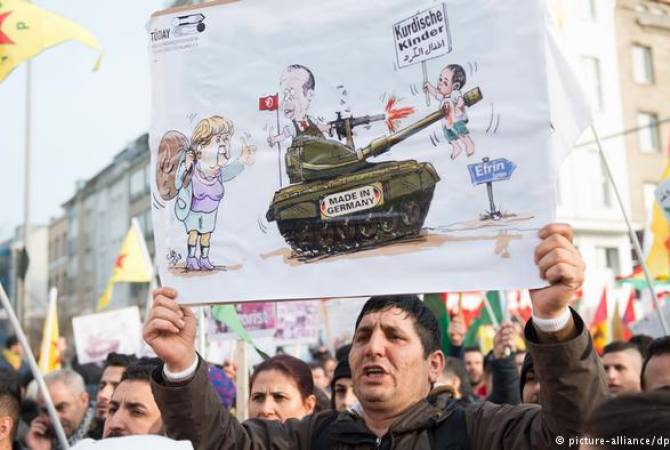 Քյոլնում ավելի քան 7 հազար մարդ բողոքում է Սիրիայում Թուրքիայի գործողությունների դեմ