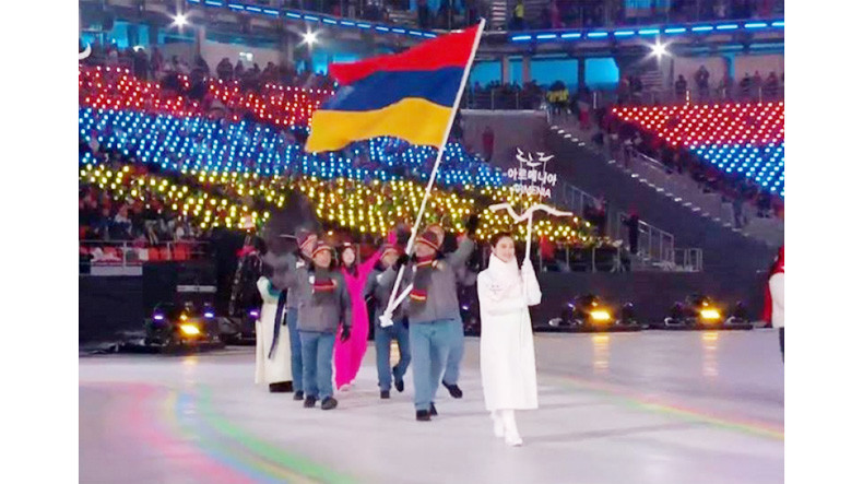 Знаменосцем Армении на открытии Паралимпийских игр стал лыжник Стасик Назарян