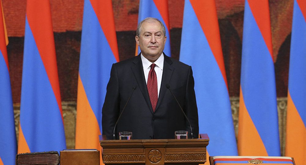 Армен Саркисян вступил в должность президента Армении