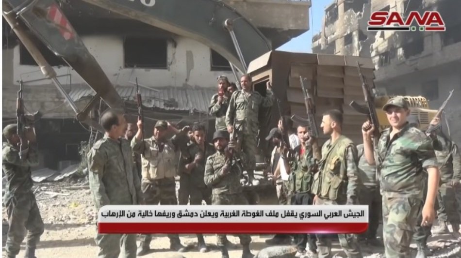 “Необычная бронемашина” сирийской армии впервые попала на видео