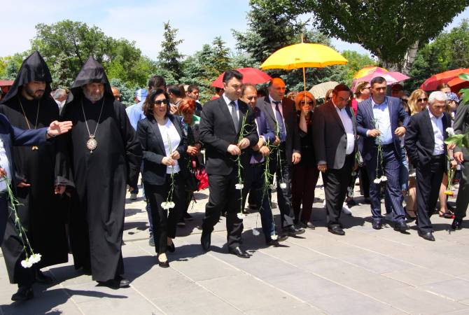 В Ереване почтили память жертв Геноцида понтийских греков