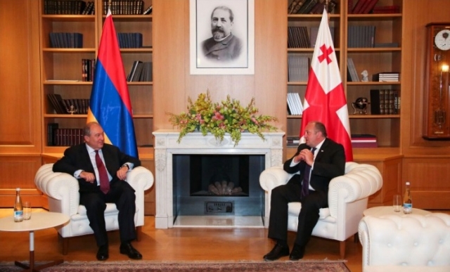 Президенты Армении и Грузии договорились придать новый импульс взаимовыгодному сотрудничеству