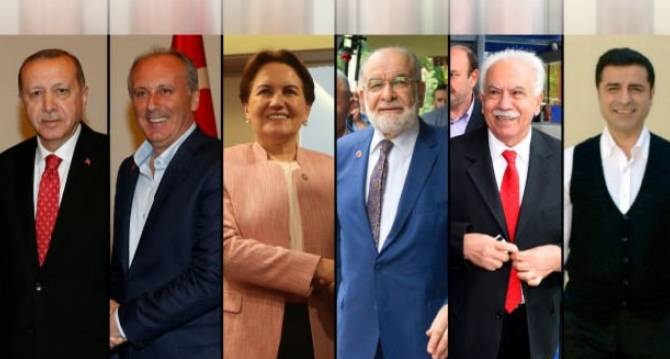 Թուրքիայում պաշտոնապես հրապարակվել է նախագահի թեկնածուների վերջնական ցուցակը