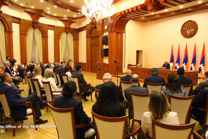 Արցախի նախագահն ընդունել է ԱՄՆ հայ իրավաբանների միության պատվիրակությանը