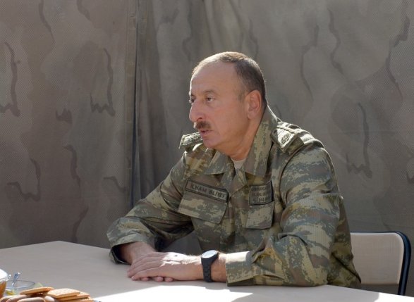 Алиев в Нахиджеване выступил с очередной милитаристской речью