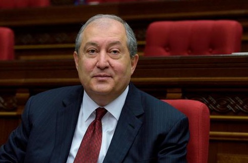 Президент Армении получает поздравления по случаю 65-летнего юбилея