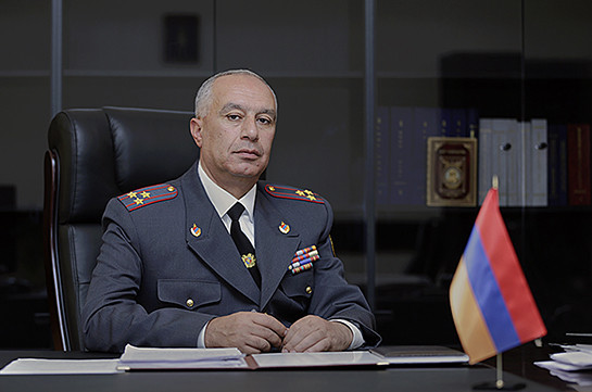 Освобожден от занимаемой должности замначальника полиции Армении