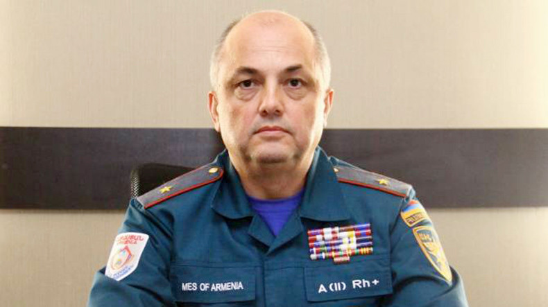 Подал в отставку замдиректора спасательной службы МЧС Армении