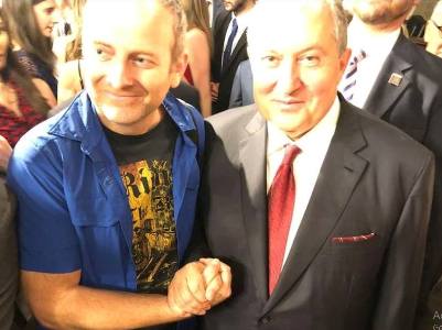 Блогер Лапшин познакомился в Вашингтоне с президентом Армении Арменом Саркисяном
