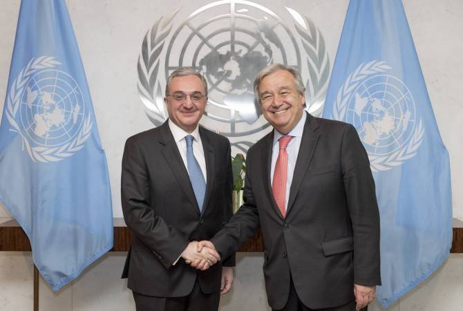ՄԱԿ-ը պատրաստակամ է աջակցելու Հայաստանի հետագա զարգացմանը. Գուտերեշ