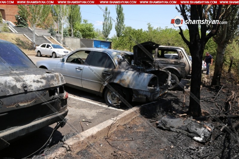 ԴԱՀԿ-ի շենքի ավտոկայանատեղիում այրվել է 6 ավտոմեքենա