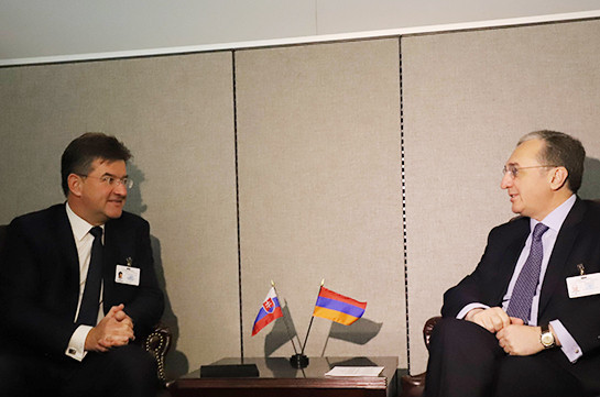 Главы МИД Армении и Словакии обсудили приоритеты предстоящего председательства Словакии в ОБСЕ