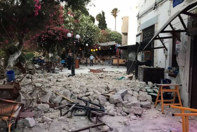 Հունաստանում տեղի ունեցած ուժգին երկրաշարժը ավերածություններ է գործել Զակինտոս կղզում