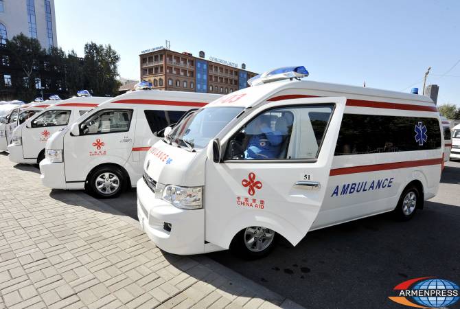 Չինաստանը Հայաստանին նվիրաբերեց շտապ բուժօգնության 200 ավտոմեքենա
