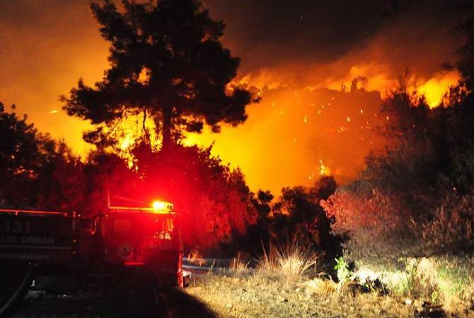 Թուրքիայում անտառային խոշոր հրդեհ է բռնկվել