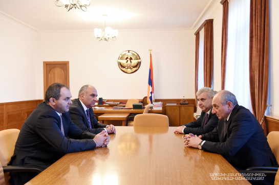 Бако Саакян принял генерального прокурора Армении