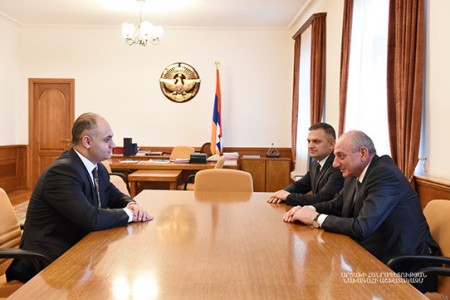Бако Саакян принял исполняющего обязанности министра сельского хозяйства Республики Армения