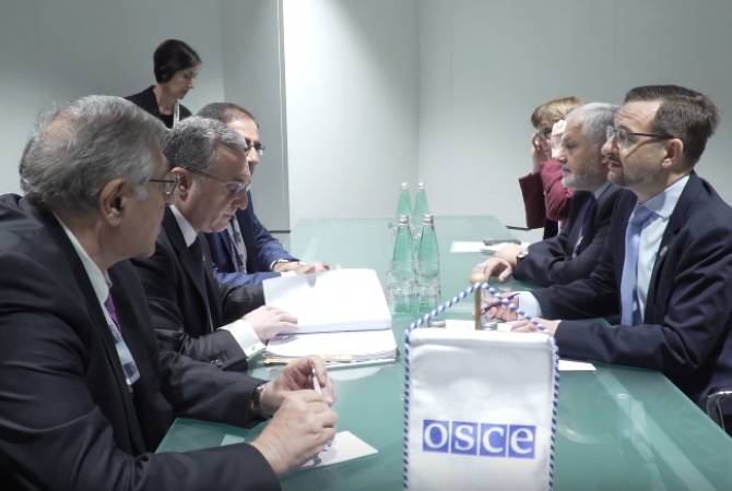 Զոհրաբ Մնացականյանը և ԵԱՀԿ գլխավոր քարտուղարը մտքեր են փոխանակել