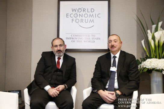 Встреча премьера Армении и президента Азербайджана в Давосе продлилась более часа