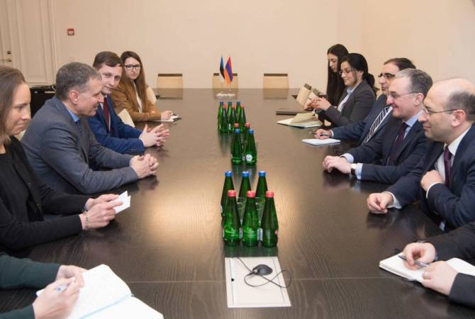 ՀՀ ԱԳ նախարարը հանդիպել է Էստոնիայի խորհրդարանի ԵՄ հարցերով հանձնաժողովի և հայ-էստոնական խորհրդարանական խմբի նախագահների հետ