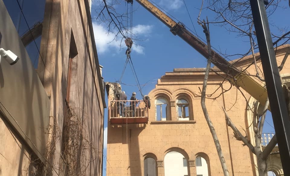 Ակցիա` ի պաշտպանություն Խորենացի 13 հասցեում քանդվող շենքի. ՈՒՂԻՂ