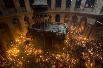 Հարության լույսը. Երուսաղեմում վառվել է սրբագործ կրակը