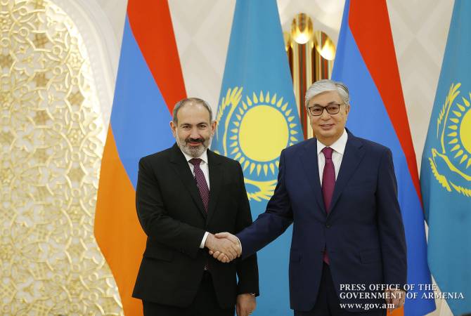 ՀՀ վարչապետն ու Ղազախստանի նախագահը քննարկել են տնտեսական համագործակցությունը խորացնելու հետ կապված հարցեր