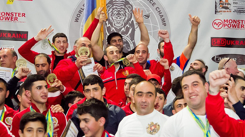 Հայաստանի պաուերլիֆտինգի հավաքականը` աշխարհի առաջնության բացարձակ առաջատար