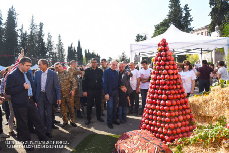 Президент Арцаха присутствовал на фестивале граната