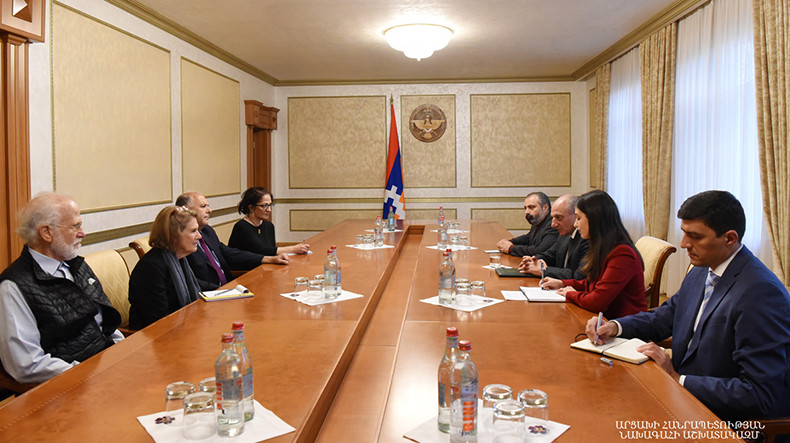 Бако Саакян в Арцахе встретился с представителями Армянской Ассамблеи Америки