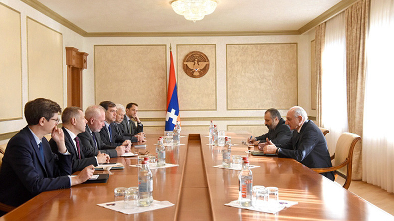 Бако Саакян на встрече с сопредседателями МГ ОБСЕ