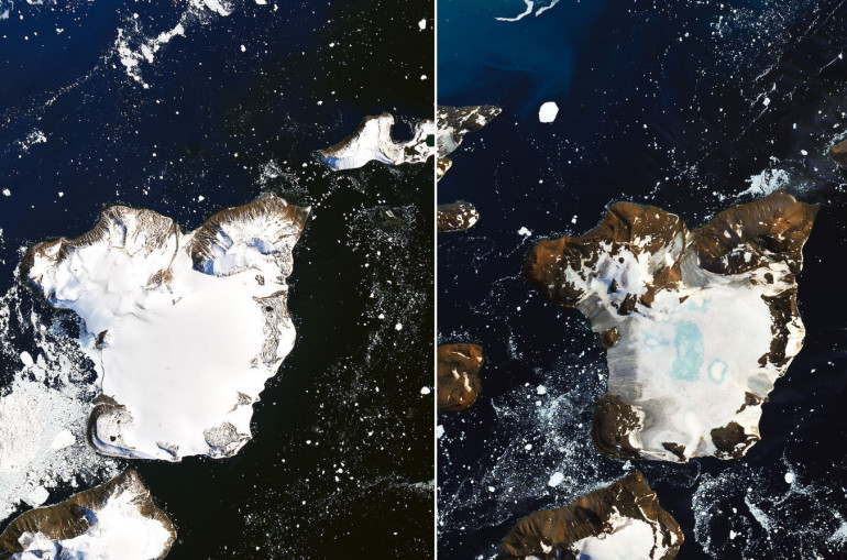 ՆԱՍԱ-ի հրապարակած լուսանկարները ցույց են տալիս, թե ինչպես է 9 օրում փոփոխվել Անտարկտիկայի սառցաշերտի տեսքը