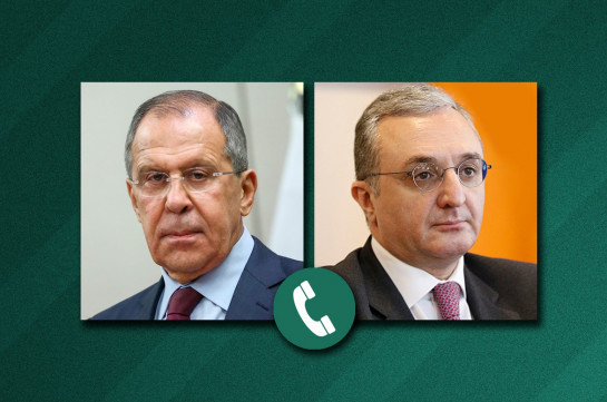 Այսօր տեղի է ունեցել Հայաստանի և Ռուսաստանի արտաքին գործերի նախարարների հեռախոսազրույցը