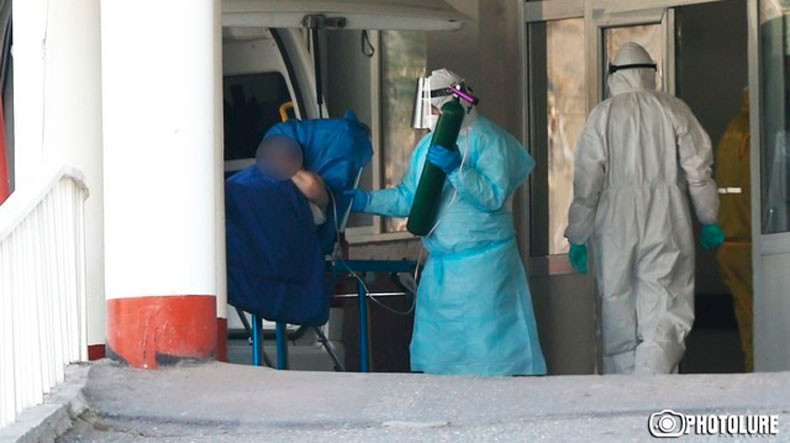 В Инфекционной больнице в Гюмри лечатся 79 зараженных коронавирусом пациентов