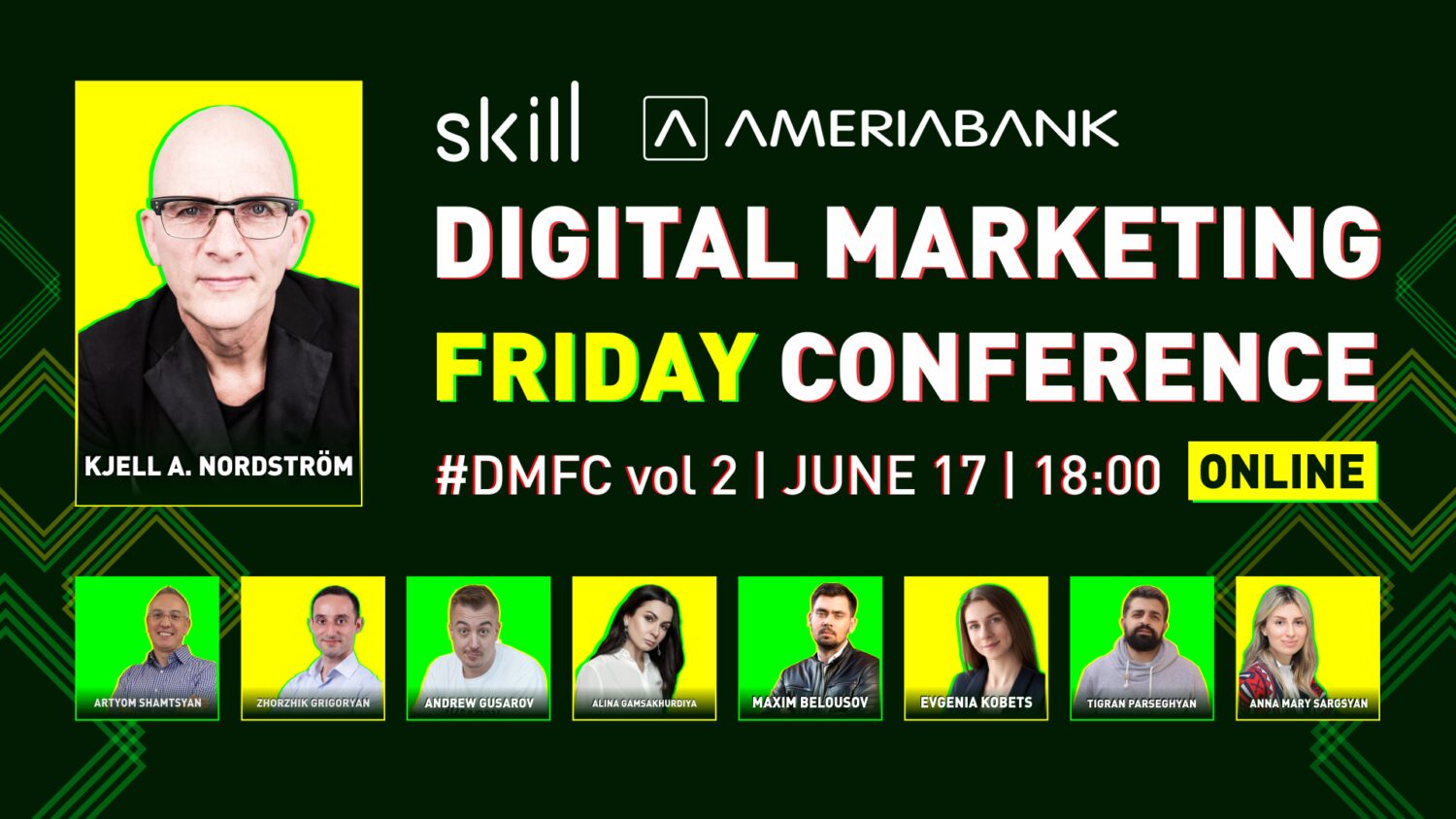«Digital Marketing Friday Conferance». Գլխավոր բանախոսը շվեդ տնտեսագետ Կյել Նորդստրյոմն է. ՈՒՂԻՂ