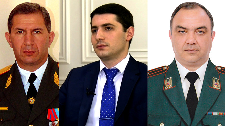 Известны назначения Пашиняна на посты директора СНБ, главы Полиции и начальника Генштаба Вооруженных сил Армении
