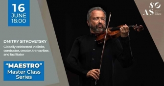Աշխարհահռչակ ջութակահար և դիրիժոր Դմիտրի Սիտկովեցկին վարպետաց դաս կանցկացնի հայ երաժիշտների համար