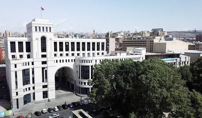 Заявление МИД Армении относительно вовлеченности ВС Турции