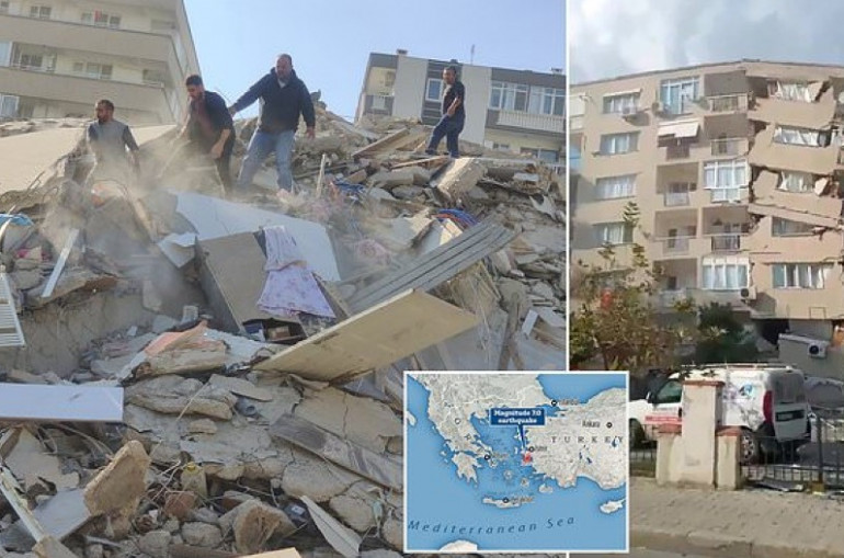 Էգեյան ծովում տեղի ունեցած երկրաշարժը «ցնցել» է Հունաստանը և Թուրքիան, կան ավերածություններ․ Greek City Times (լուսանարներ, տեսանյութ)