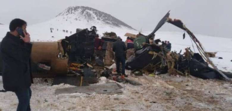 На востоке Турции разбился военный вертолет, 9 военнослужащих погибли
