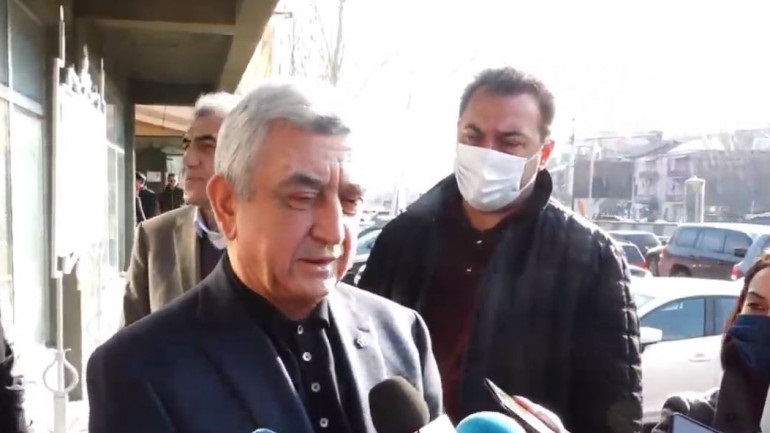 Սերժ Սարգսյանը պատասխանեց լրագրողների հարցերին (տեսանյութ)