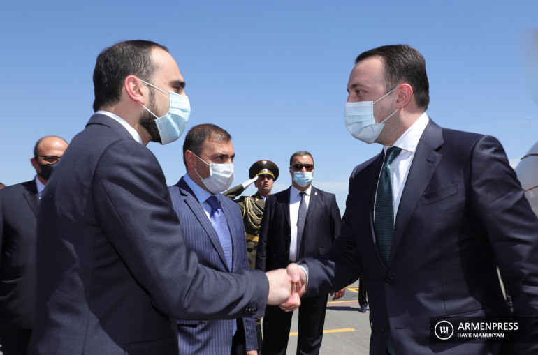 Վրաստանի վարչապետ Իրակլի Ղարիբաշվիլին ժամանեց Հայաստան