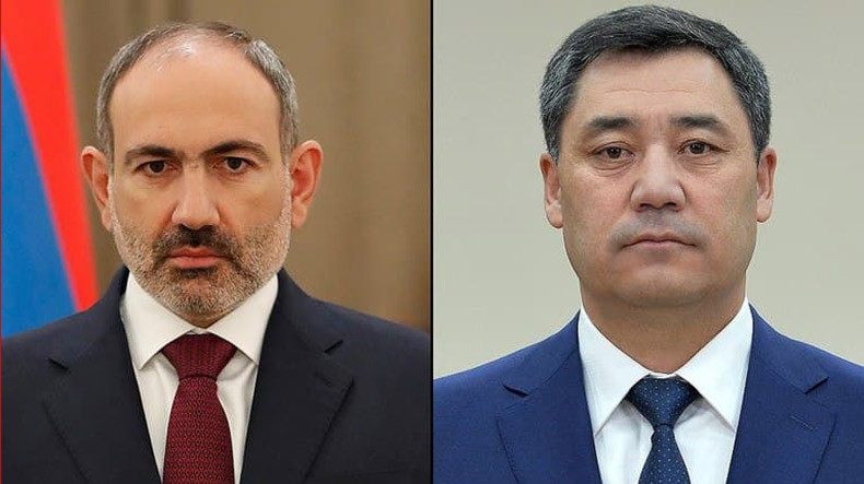 Никол Пашинян провел телефонный разговор с президентом Киргизии