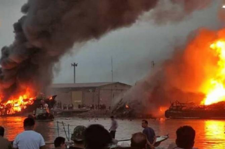 Իրանի նավահանգիստներից մեկում հրդեհի հետևանքով 5 առևտրային նավ է այրվել