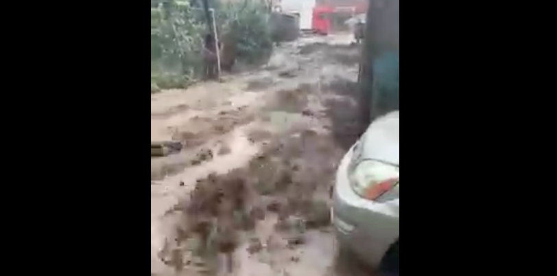 Հորդառատ անձրև Վանաձորում (տեսանյութ)