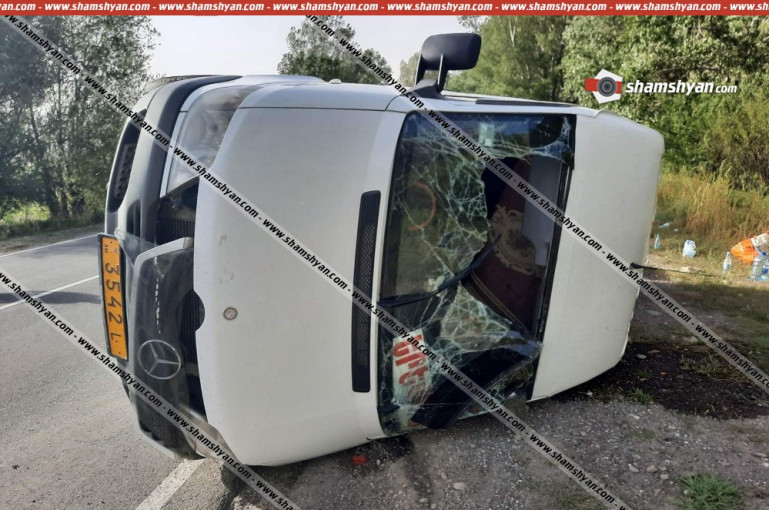 Վթարի է ենթարկեվել Վարդենիս-Երևան երթուղու Mercedes Sprinter-ը։ Կան 8 վիրավոր