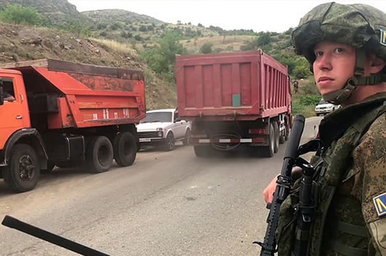 Ռուս խաղաղապահներն ուղեկցել են երկու ադրբեջանական շարասյան տեղաշարժը Լեռնային Ղարաբաղի տարածքով